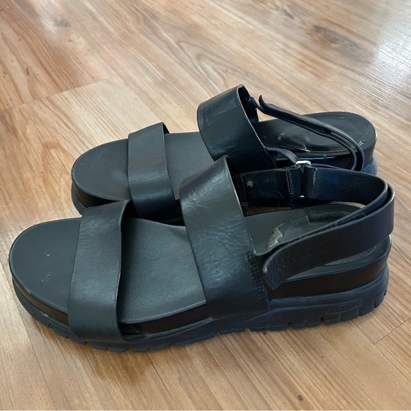 Cole Haan Black Platform Women's Sandals 8 - Picture 1 of 5